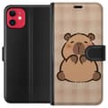 Miniatyrbild 1 av 3: Apple iPhone 11 Plånboksfodral Mobilskal kawaii capybara flera figurer japansk stil