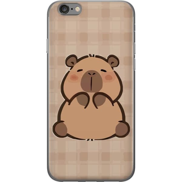 Apple iPhone 6s Gjennomsiktig deksel Mobilskal kawaii capybara flera figurer japansk stil