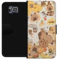Pikkukuva 1 / 3: Samsung Galaxy Alpha Lompakkokotelo Kawaii capybara mobilskal med gulliga djurmotiv