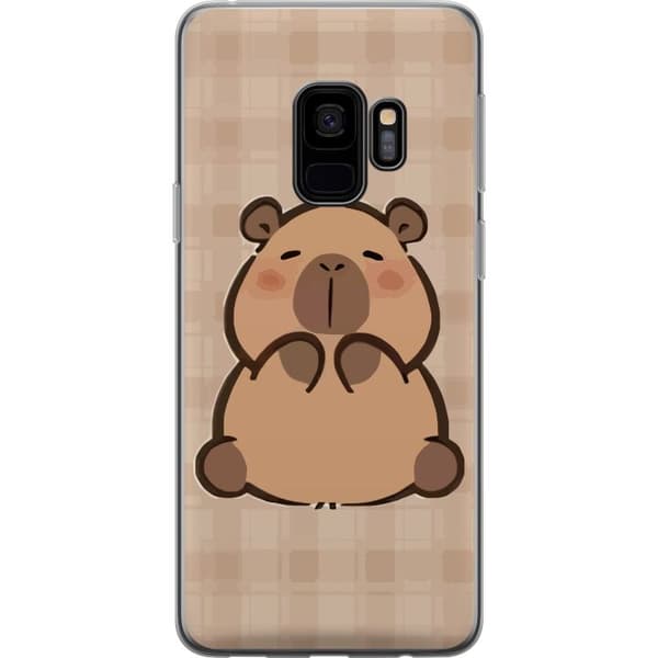 Samsung Galaxy S9 Gjennomsiktig deksel Mobilskal kawaii capybara flera figurer japansk stil