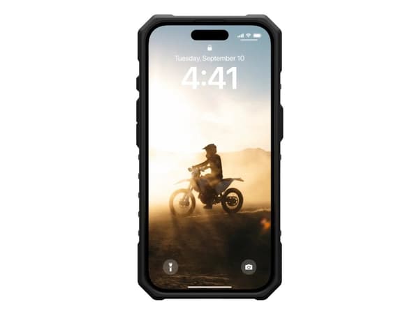 Urban Armor Gear 114466113131, Omslag, Apple, iPhone 16 Pro Max, 15,5 cm (6.1"), Ash, Svart