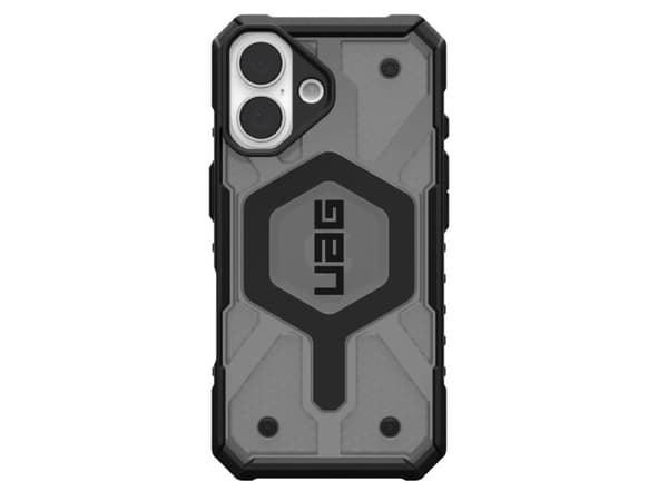 Urban Armor Gear 114466113131, Omslag, Apple, iPhone 16 Pro Max, 15,5 cm (6.1"), Ash, Svart