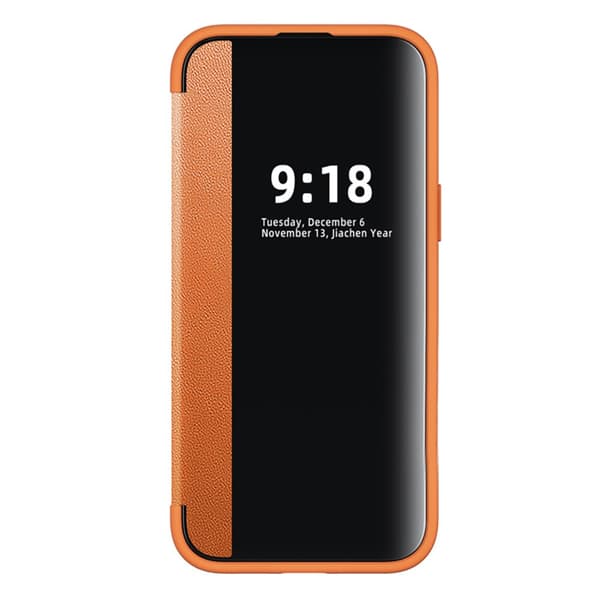 iPhone 15 Pro - Fodral med fönsterfunktion och SIM-kortshållare