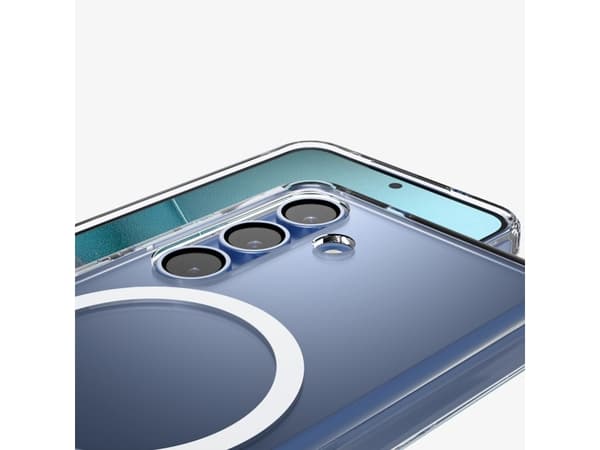 Spigen Ultra Hybrid S (MagFit), Omslag, Samsung, Galaxy S25, 15,8 cm (6.2"), Transparent, Vit