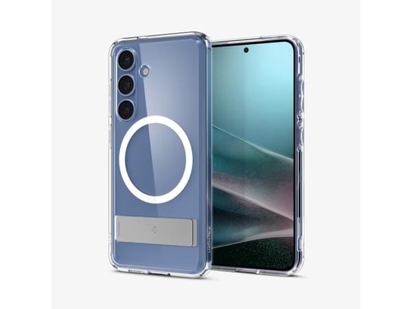 Spigen Ultra Hybrid S (MagFit), Omslag, Samsung, Galaxy S25, 15,8 cm (6.2"), Transparent, Vit