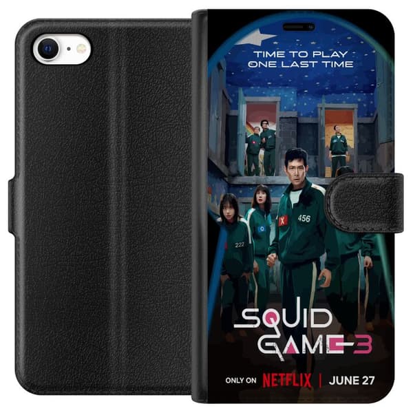 Apple iPhone 6 Tegnebogsetui Squid Game Sæson 3 TV-serie karakterer Populære TV-serie motiver Ikoner Spænding Drama Asiatisk design Trend