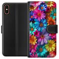 Miniatyrbild 1 av 3: Apple iPhone XS Plånboksfodral Gerbera Blommor Färgglad Dekor Blommotiv Populärt Heminredning Färg Rik Väggkonst Design