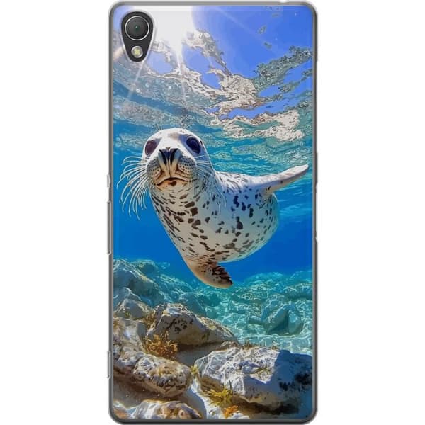 Sony Xperia Z3 Gjennomsiktig deksel Salg Hav Svømning Dyremotiv Natur Vannmotiv Blå Design Marin Tema Populært Motiv Dyreliv