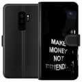 Miniatyrbild 1 av 3: Samsung Galaxy S9+ Plånboksfodral Make Money Not Friends Citat Streetwear Textmotiv Trend Pengar Livsstil Grafiskt Motiv Urban Fashion