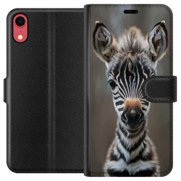 Apple iPhone XR Plånboksfodral Giraff Djurmotiv Afrika Natur Grafiskt Motiv Savann Vilda Djur Populär Väggkonst Exotiskt Tema
