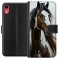 Miniatyrbillede 1 af 3: Apple iPhone XR Tegnebogsetui Hest Dyrsmotiv Grafisk Design Natur Kraftfuldt Motiv Populært Vægkunst Dyretema Ridning