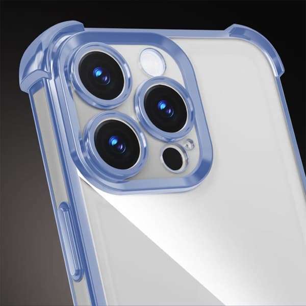 iPhone 13 Mobilskal Anti Shock Chrome - Blå