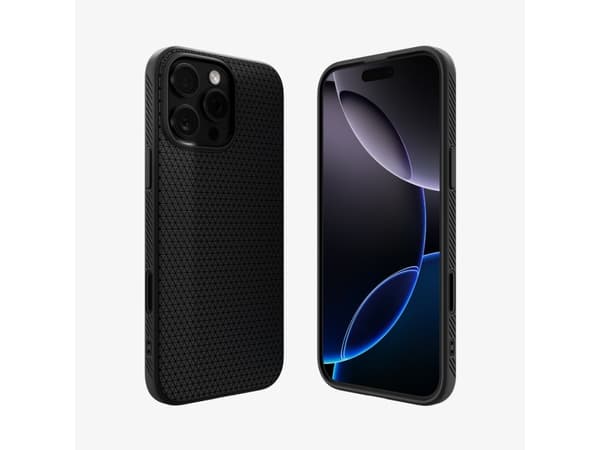 Spigen Liquid Air T (MagFit), Cover, Apple, iPhone 16 Pro, 16 cm (6.3"), Sort