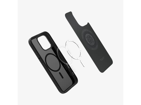 Spigen Liquid Air T (MagFit), Cover, Apple, iPhone 16 Pro, 16 cm (6.3"), Sort
