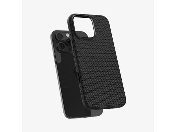 Spigen Liquid Air T (MagFit), Cover, Apple, iPhone 16 Pro, 16 cm (6.3"), Sort