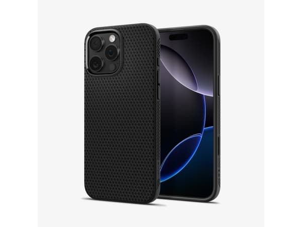Spigen Liquid Air T (MagFit), Cover, Apple, iPhone 16 Pro, 16 cm (6.3"), Sort
