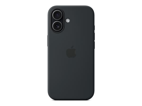 Apple - Baksidesskydd för mobiltelefon - MagSafe-kompatibilitet - silikon - svart - för iPhone 17