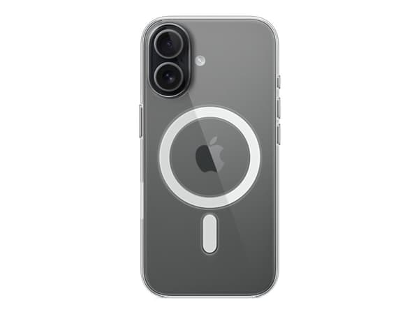 Apple - Baksidesskydd för mobiltelefon - MagSafe-kompatibilitet - polykarbonat - klar - för iPhone 17