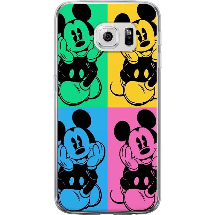 Samsung Galaxy S6 edge Gennemsigtig cover Disney Mickey Mouse