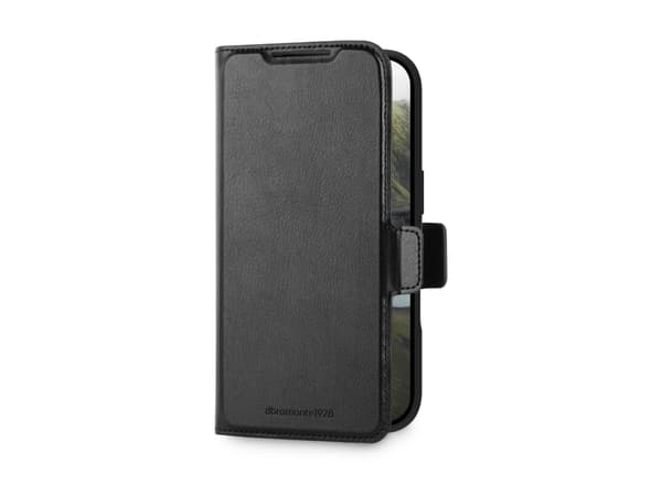 dbramante1928 Bergen Pro - Vikbart fodral för mobiltelefon - bulk - plast - svart - för Apple iPhone 17 Pro