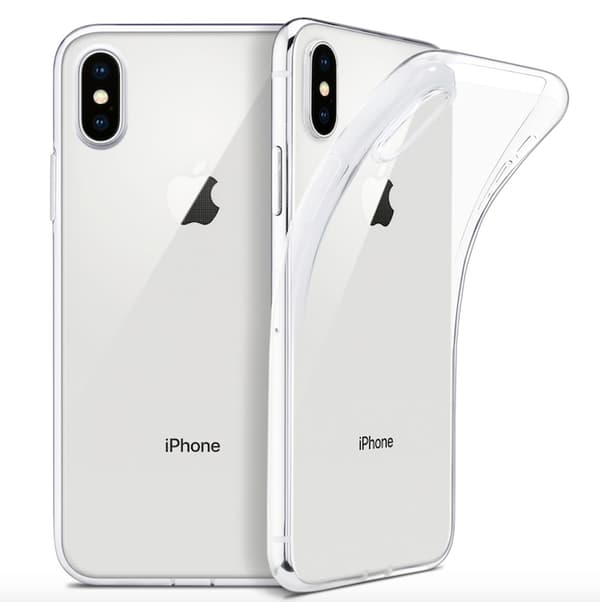 2-pack iPhone X/Xs silikonskal - Transparent