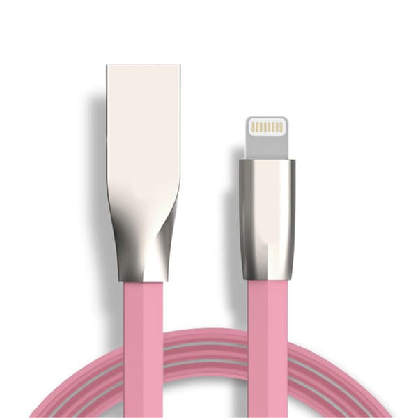 Trasselfri Lightningkabel med zink-kontakt