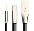 Miniatyrbild 5 av 10: Trasselfri USB-C kabel med zink-kontakt - Anti-break kabel