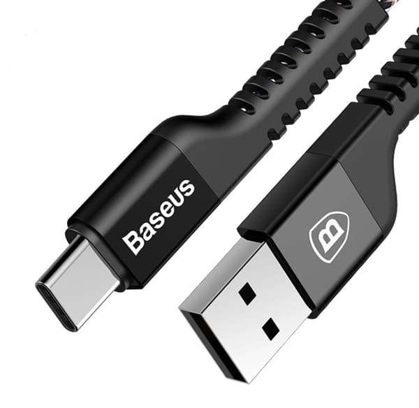 Brottfri Höghastighets-USB-kabel (Type-C) från BASEUS Röd