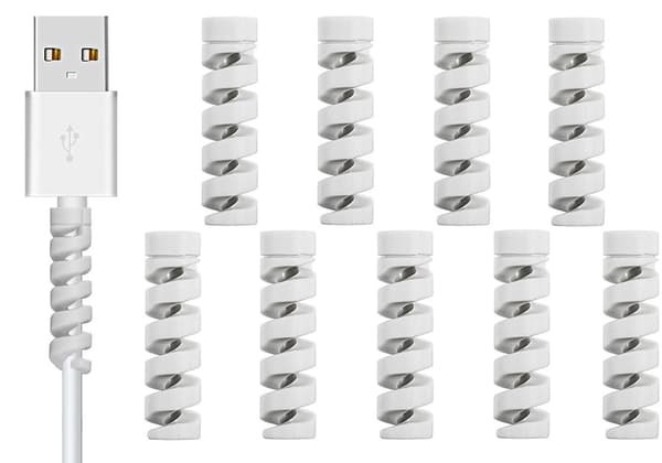 10-pack Spiral kabelskydd - Laddare