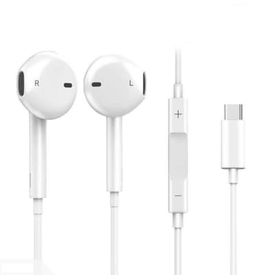 Premiumkvalitet USB-C Earphone Med Mikrofon volymkontroll