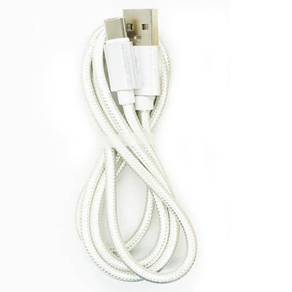 200cm USB-C (Type-C) Snabbladdare (Brottsäker i vävt nylon)