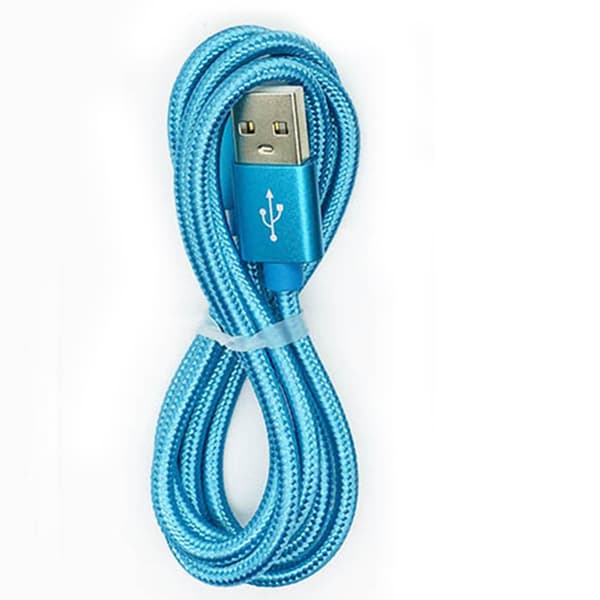 200cm USB-C (Type-C) Snabbladdare (Brottsäker i vävt nylon)