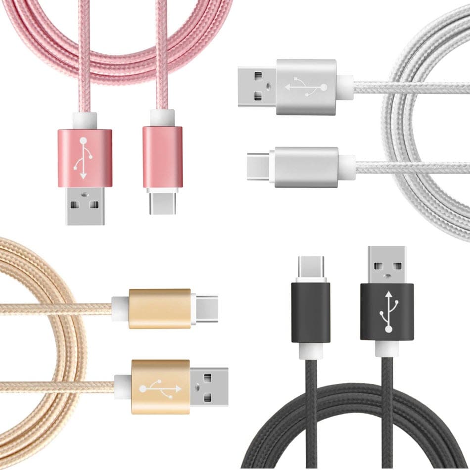 3m Hög kvalitets USB-C SnabbladdningsKabel laddare