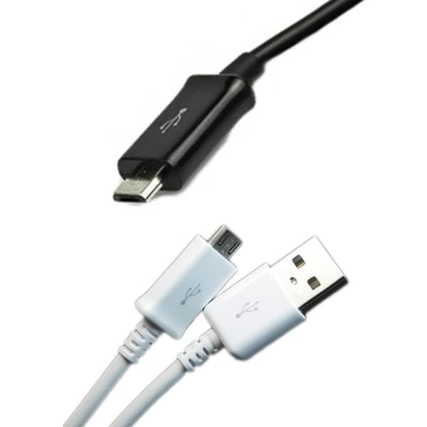 1m Micro USB laddare Samsung S4 S5 S6 S7 Nokia Note Black