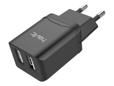 Havit 2 ports USB Väggladdare