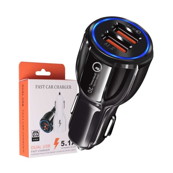 Universal Quick Charge 3.0 Autolaturi 2 USB 3.1A Fast Charger