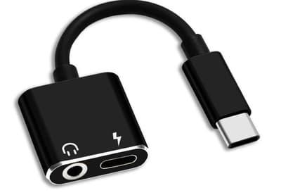 TYPE C 2 in 1 USB-C Adapter / Splitter USB-C och AUX Port