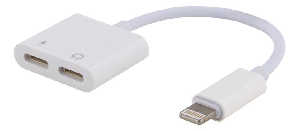 EPZI Lightning to Dual Lightning adapter, 0.1m, white