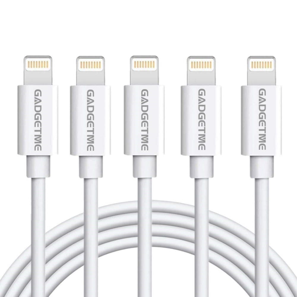5-Pack 1M Lightning laddare för iPhone iPad - iOS13
