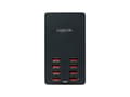Miniatyrbild 5 av 5: LogiLink Table Charger - Strömadapter - 44 Watt - 8.8 A - 8 utdatakontakter (8 x 4-stifts USB typ A) - svart