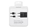 Miniatyrbilde 5 av 5: Samsung Travel Adapter EP-TA20 - Strømadapter - 2 A - AFC (USB) - på kabel: USB-C - svart