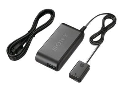 Sony AC-PW20, Kamera, Sisätila, 100 - 240 V, 50-60 Hz, Musta, 310 g