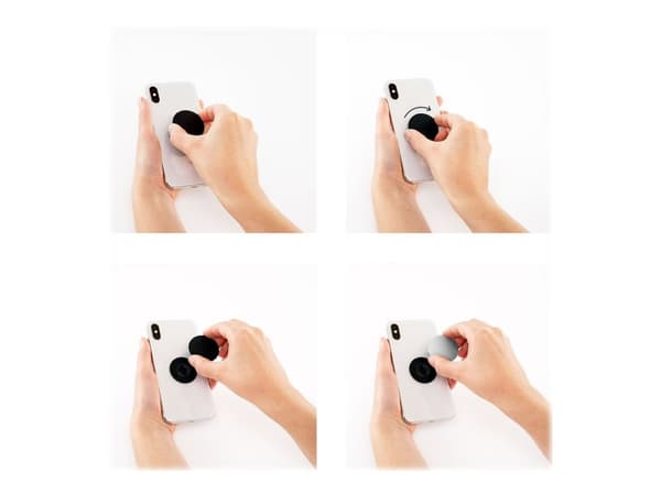 PopSockets PopGrip - Fingergrep/stativ for mobiltelefon - Deathly Hallows