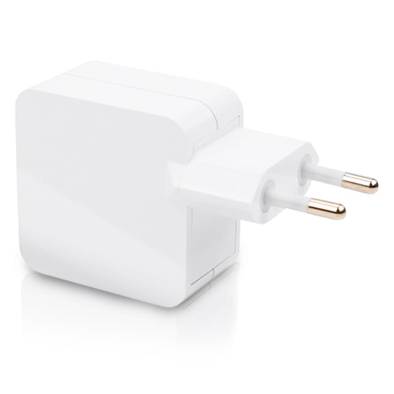 SiGN Vegglader for iPhone, iPad, Android USB-A, 2.4A Hvit