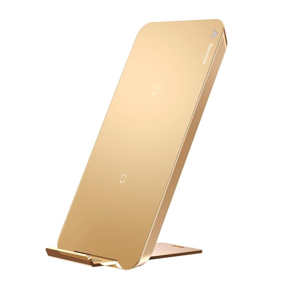 BASEUS Qi trådløs lader til iPhone X/8/8 Plus/Samsung ? Gull