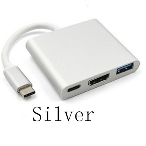 Praktiskt Type-C Adapter till HDMI USB