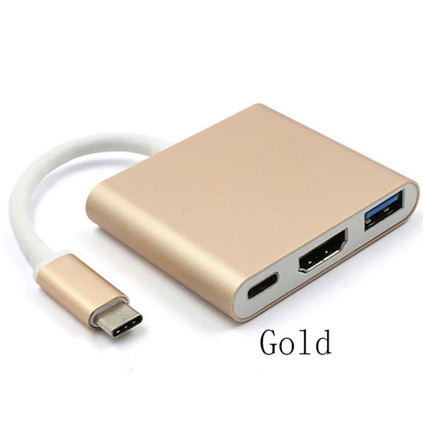 Praktiskt Type-C Adapter till HDMI USB