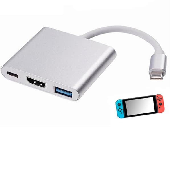 Praktiskt Type-C Adapter till HDMI USB