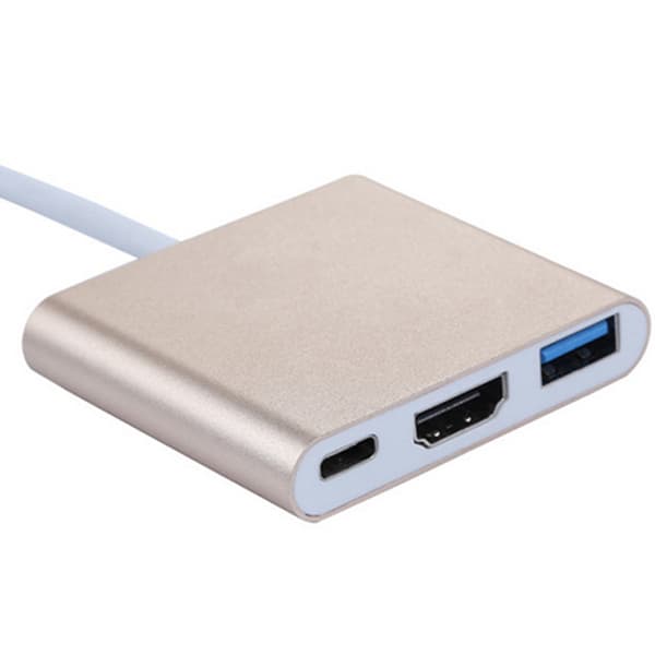 Praktiskt Type-C Adapter till HDMI USB