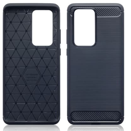 Huawei P40 pro Skal Karbon Blå